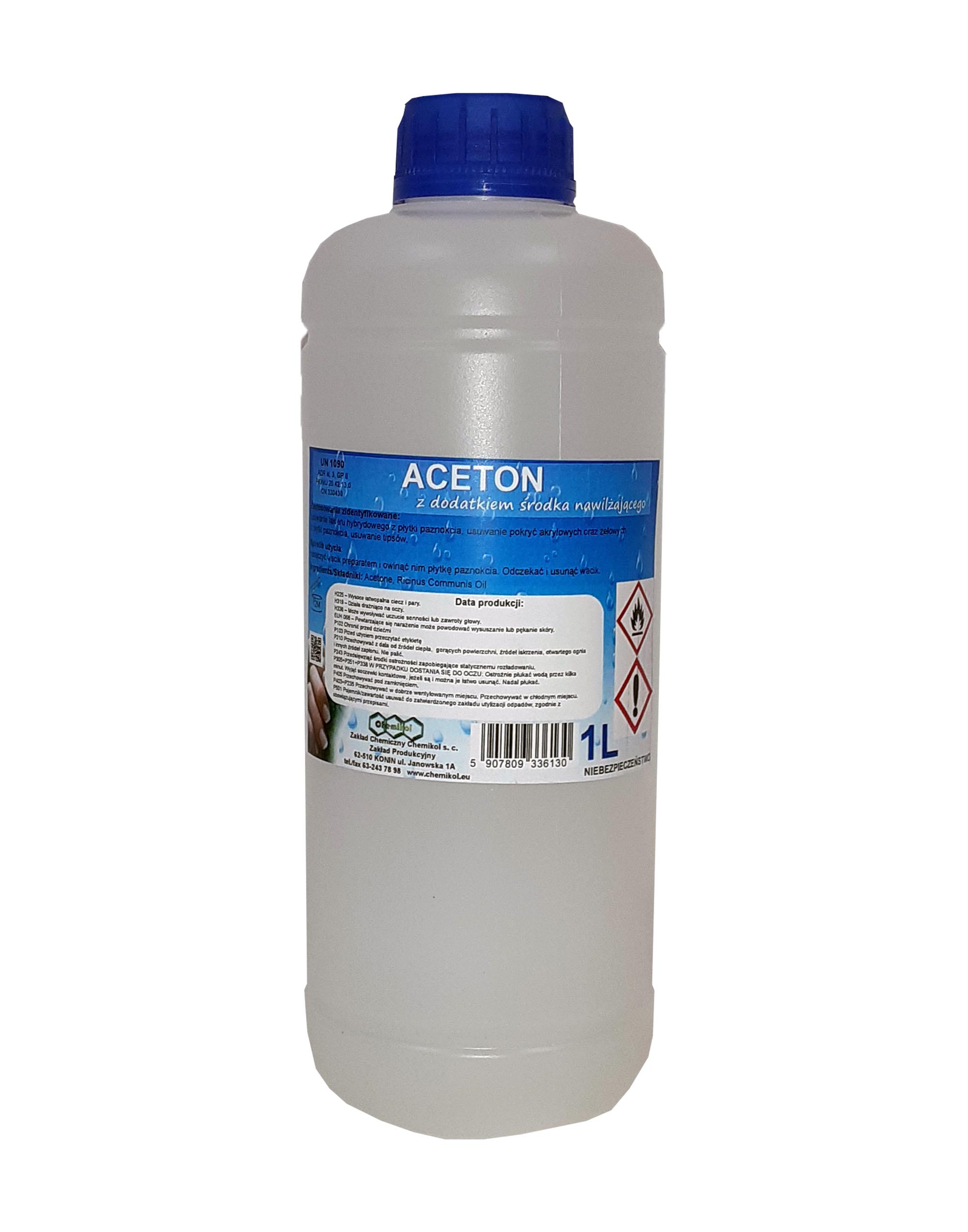 aceton z dodatkiem